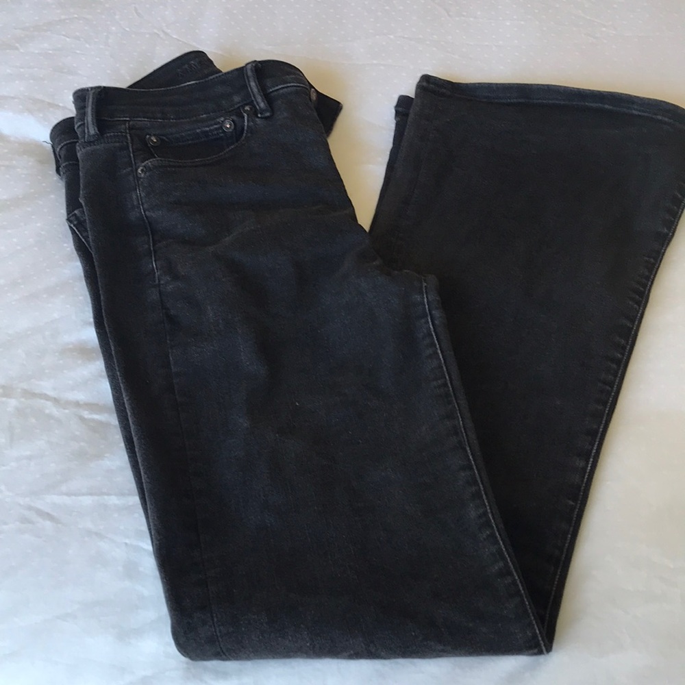 American Eagle highest rise flare -button fly
